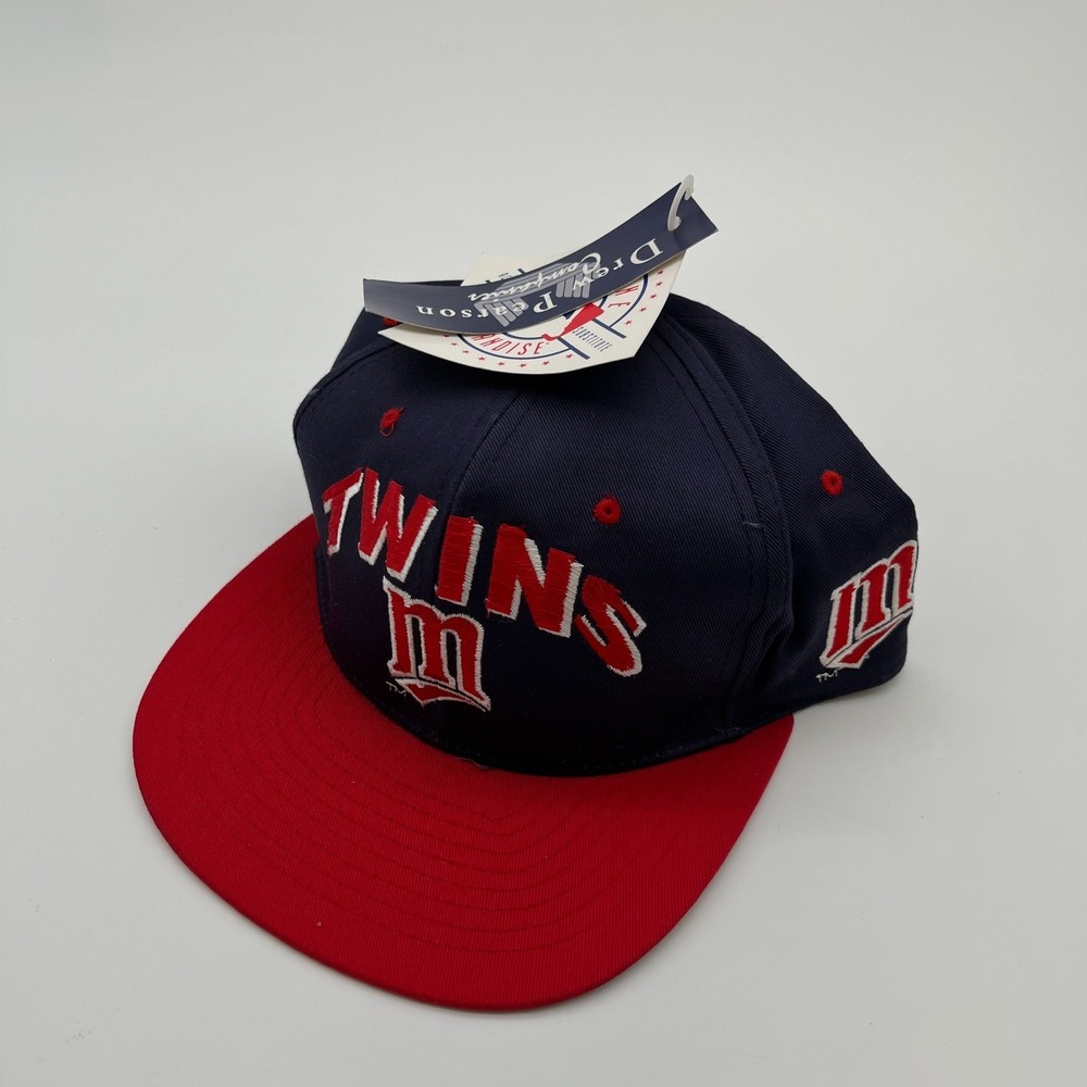 VTG Minnesota Twins Snapback Hat Drew Pearson Adult MLB Cap One Size Fits All